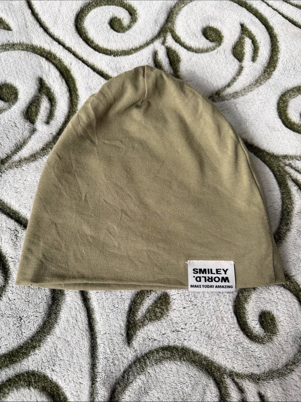 Kids Khaki Beige Beanie - Cotton Jersey H&M Size 2T/6